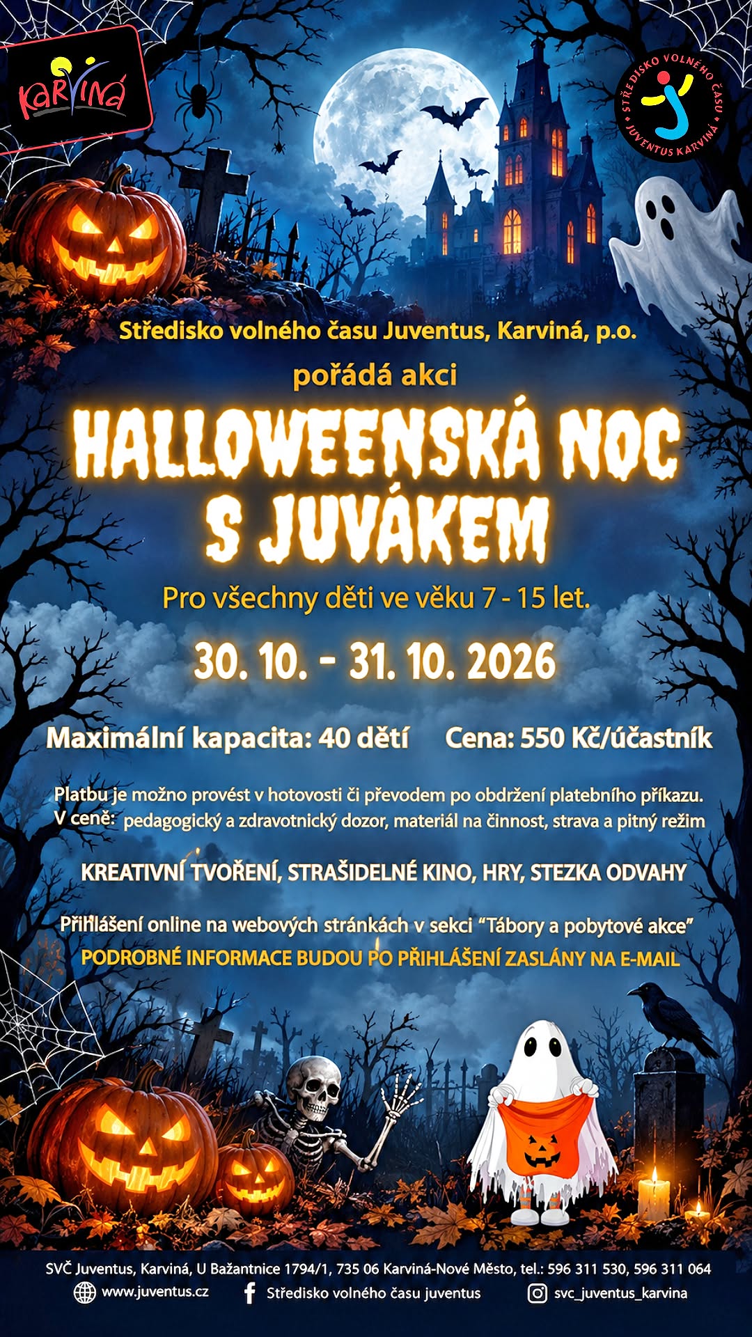 Halloweenská noc s Juvákem 2026